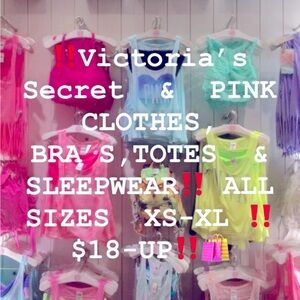 ‼️🛍️UNLISTED ITEMS 🛍️‼️ VS & PINK 🛍️‼️ LIVE SHOP NOTIFICATIONS 🔔